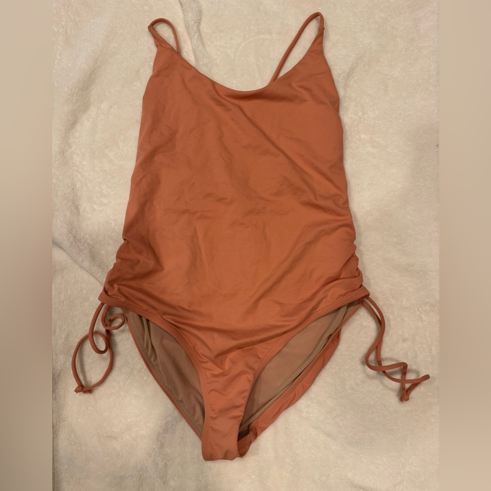 J. Crew Terracotta One Piece Swimsuit